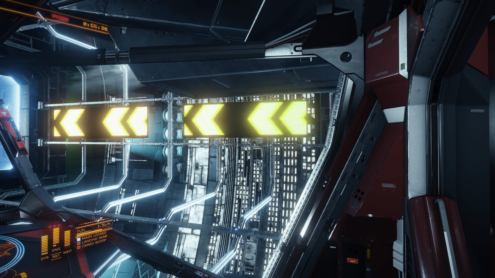 Detailed station interior with dynamic lighting and clear structure.