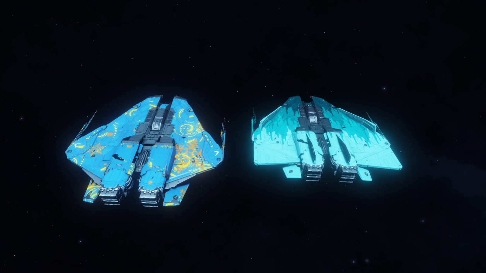 Strong composition with vibrant ship colors and clean background.