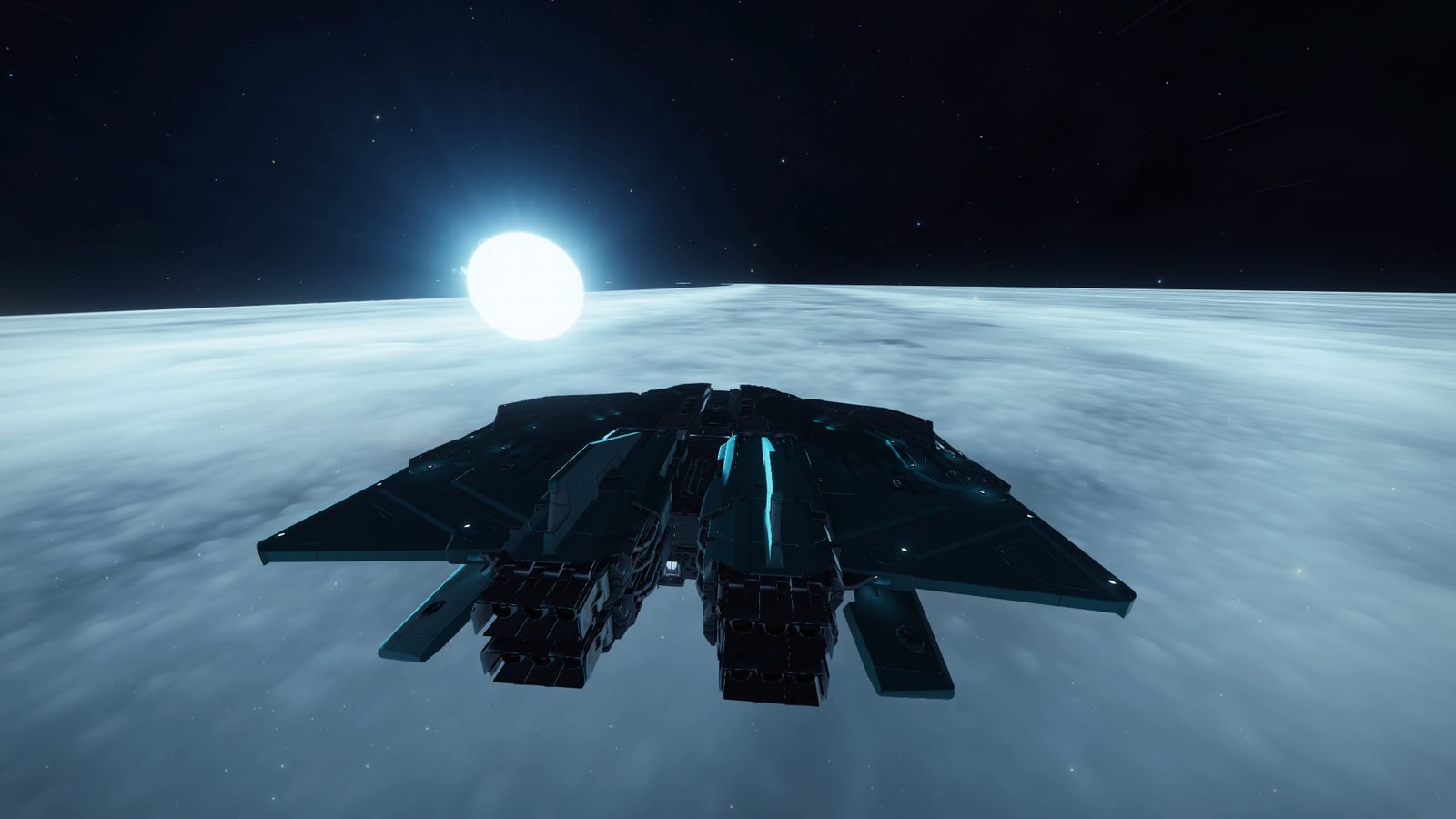 Good scale and atmospheric lighting, visually striking.