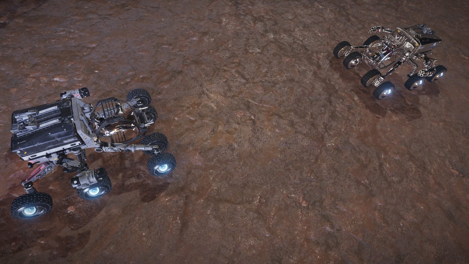 Well-composed surface vehicle shot.