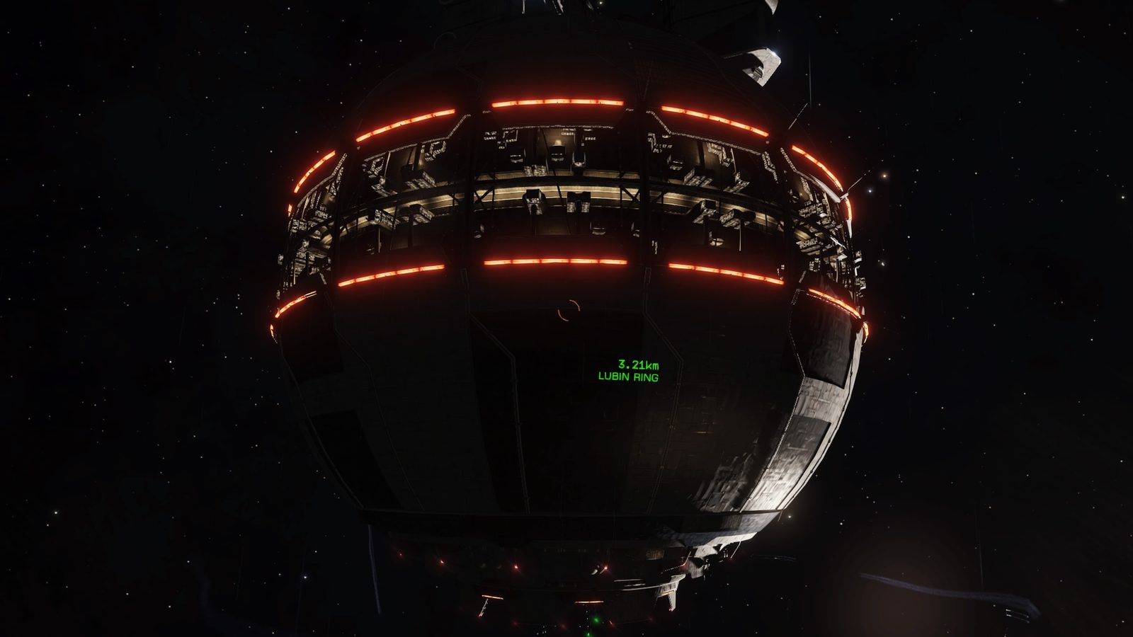 Strong contrast and detailed station lighting