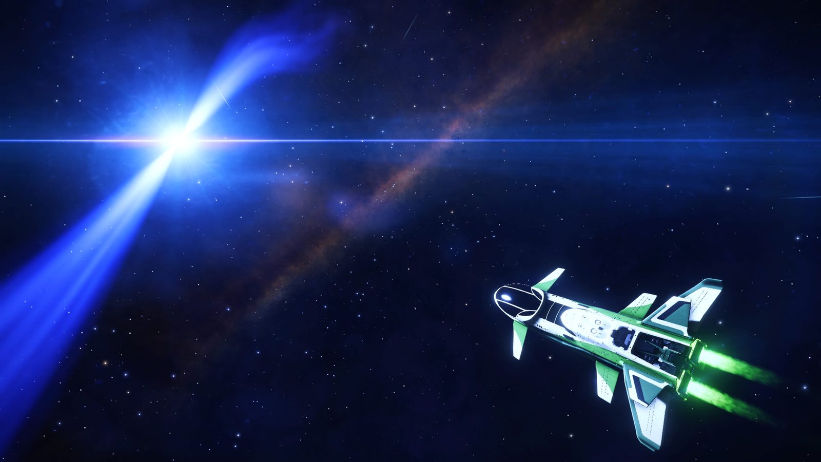 Good composition and atmospheric space scene.
