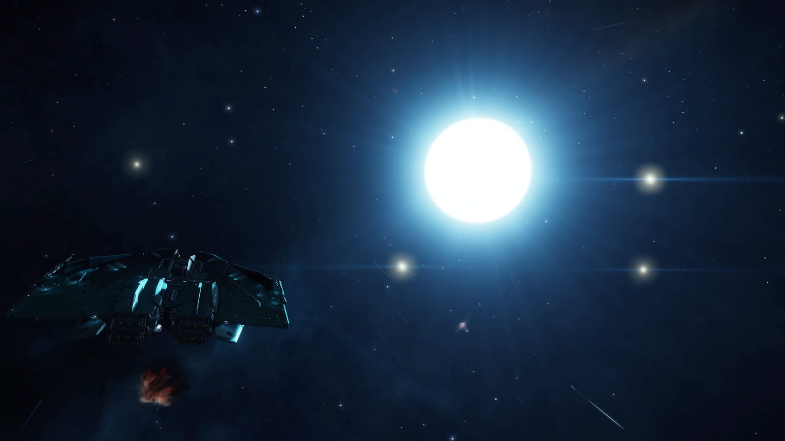 Strong atmospheric shot with scale and lighting contrast.