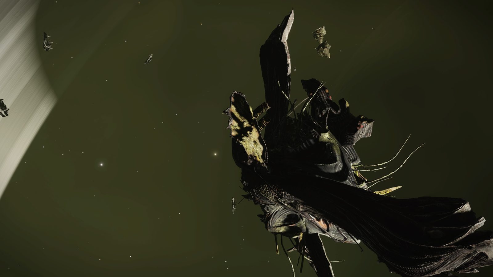 Close-up of alien structure, strong detail and mood.
